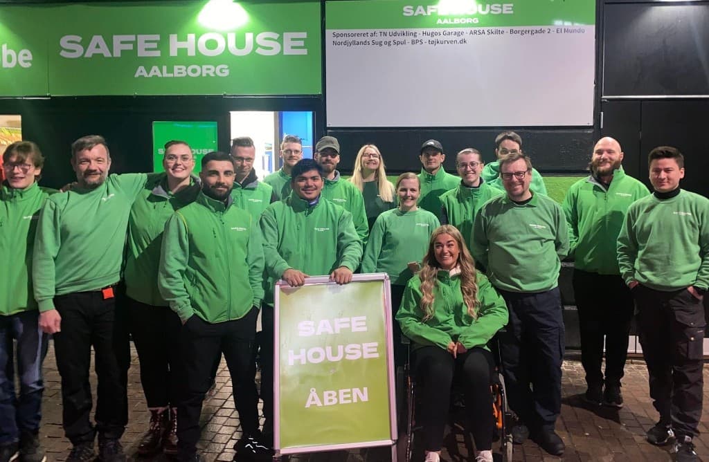 Safe House Aalborg nightlife safety team