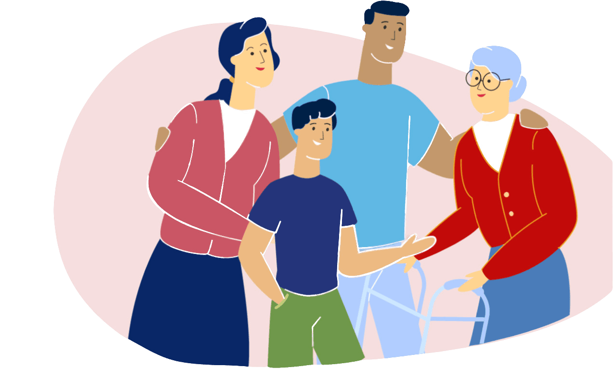 Familie skaber tryghed for ældre i eget hjem