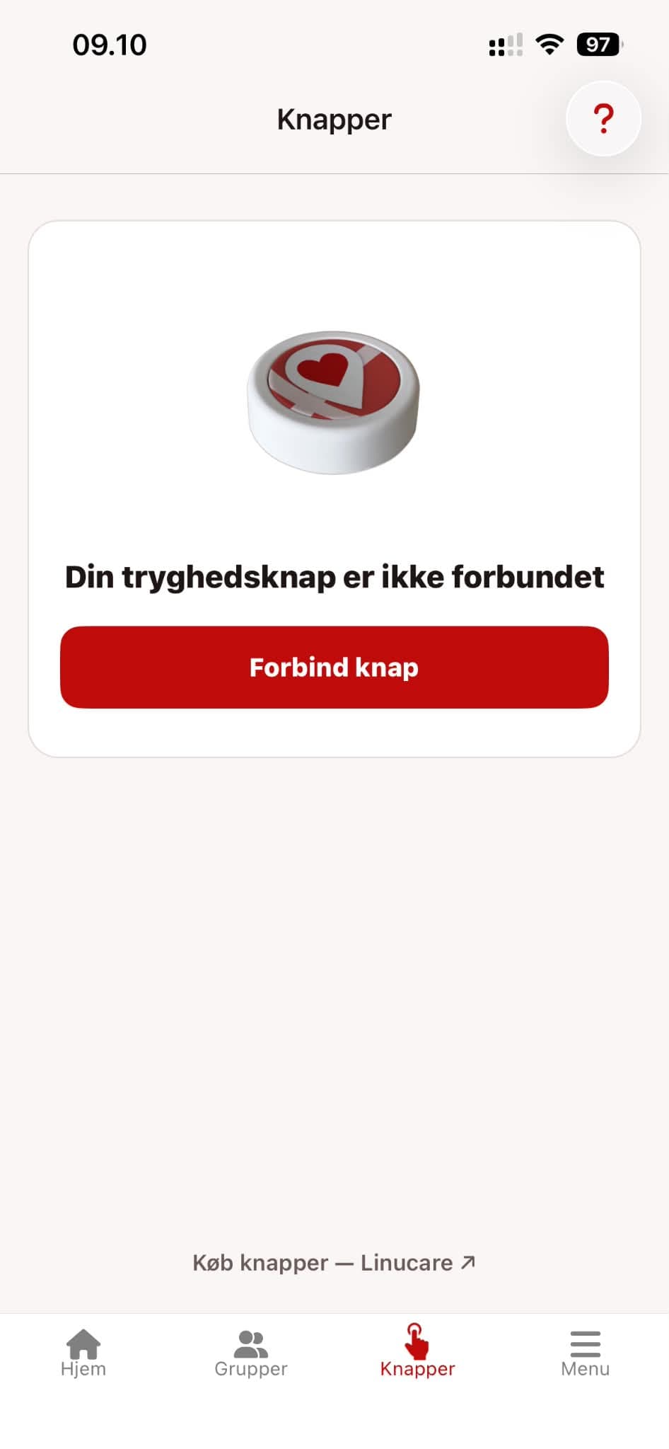 Tryk på "Forbind knap"