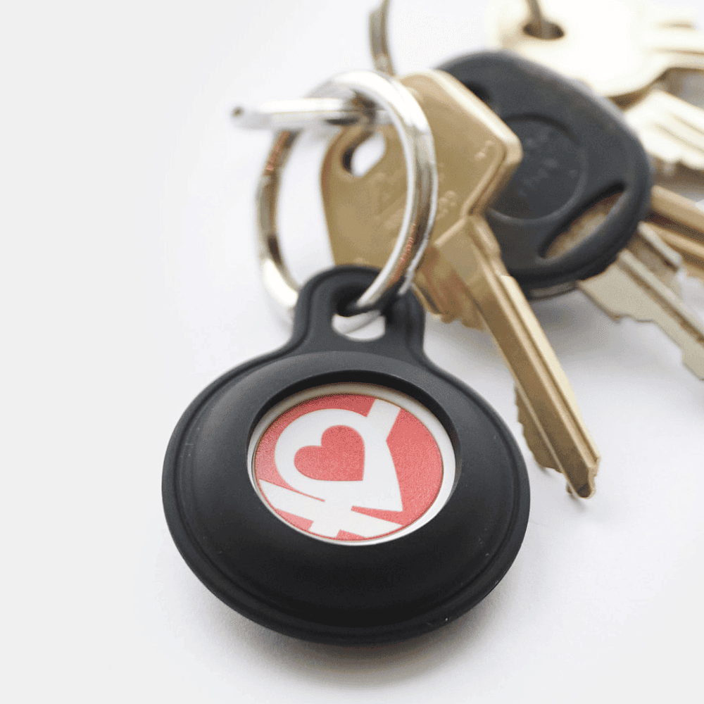 Nøglering – Sort