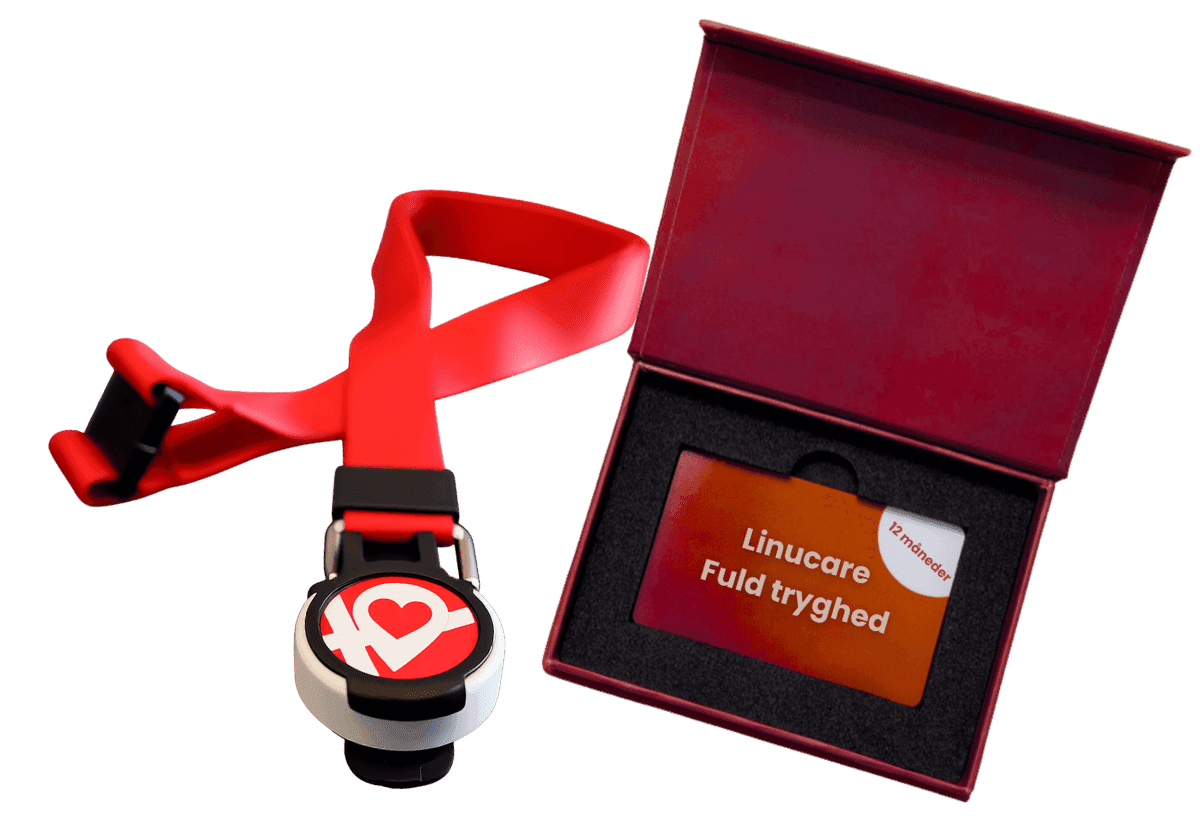 Pakke - Tryghedsknap med halssnor